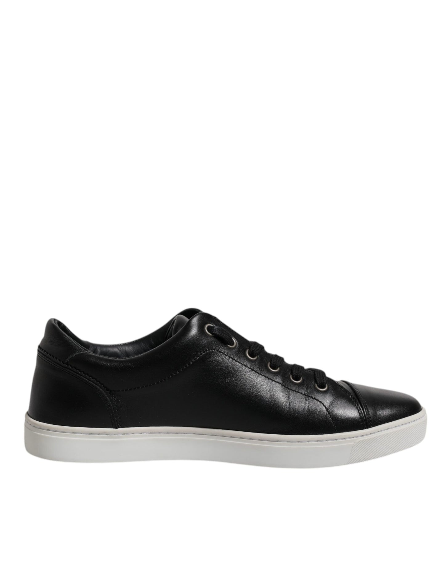 Dolce & Gabbana Black London Nappa Leather Men Sneakers Shoes by Dolce & Gabbana