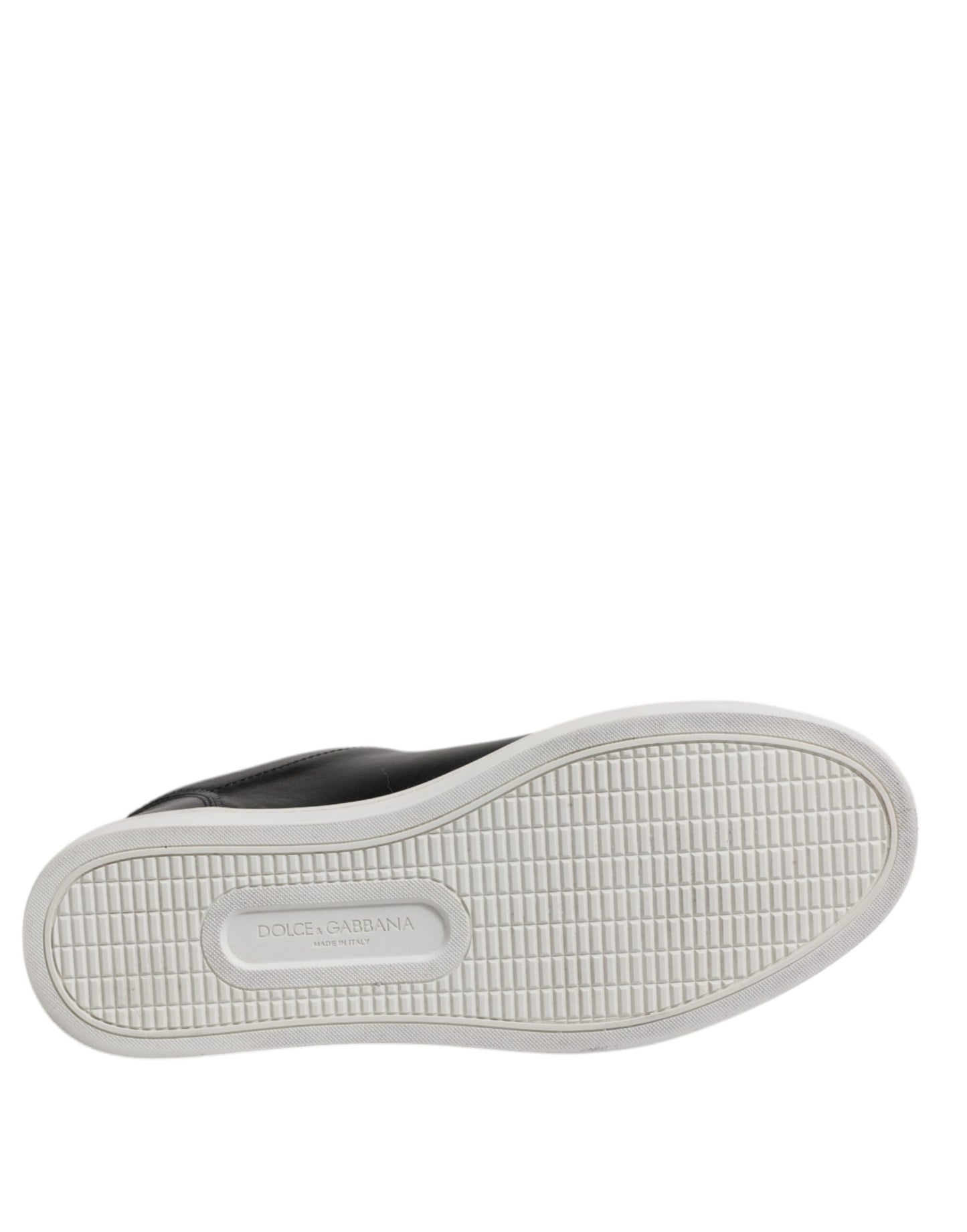 Dolce & Gabbana Black London Nappa Leather Men Sneakers Shoes by Dolce & Gabbana