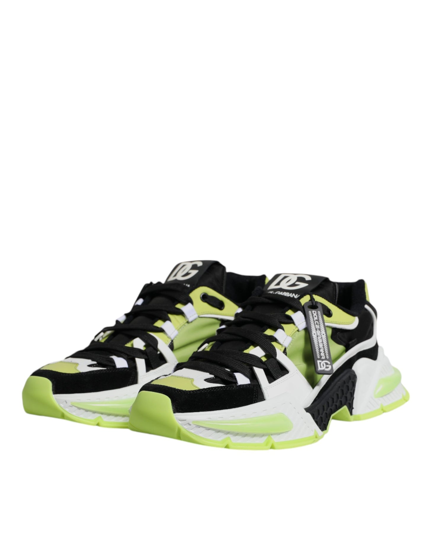 Dolce & Gabbana Multicolor Airmaster Low Top Sneakers Shoes by Dolce & Gabbana