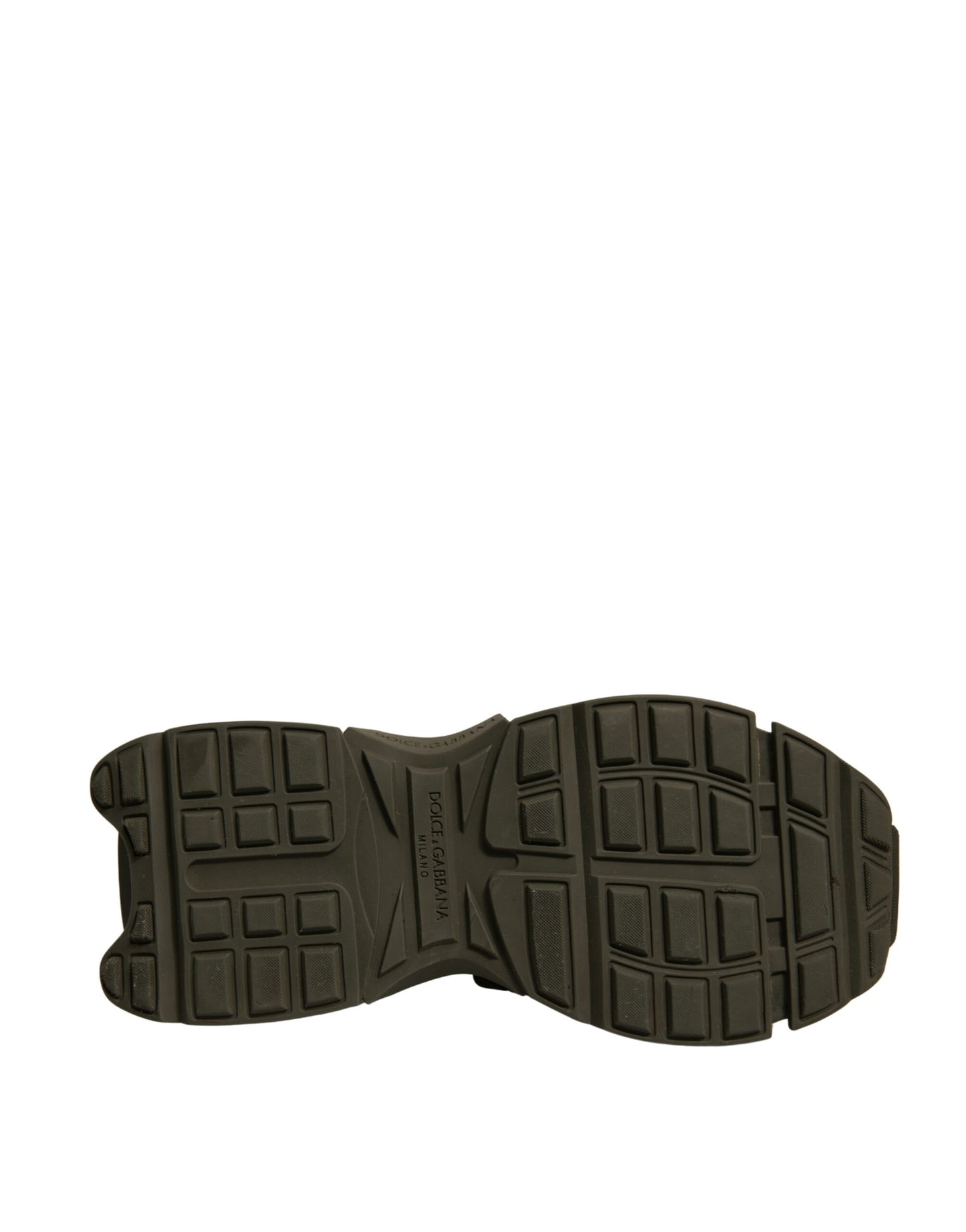 Dolce & Gabbana Military Green Space Low Top Sneakers Shoes by Dolce & Gabbana
