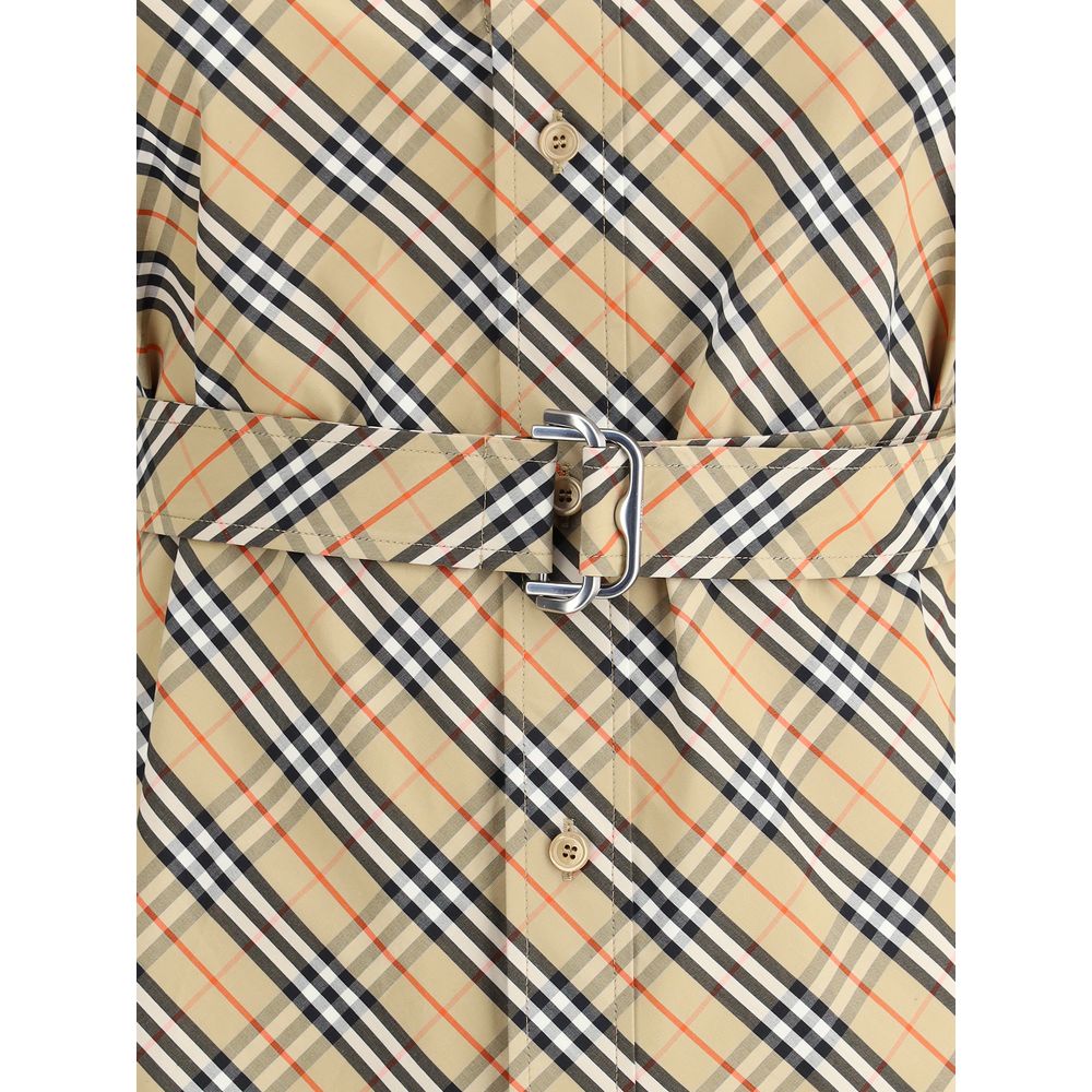 Robe chemise à carreaux Burberry Archivio