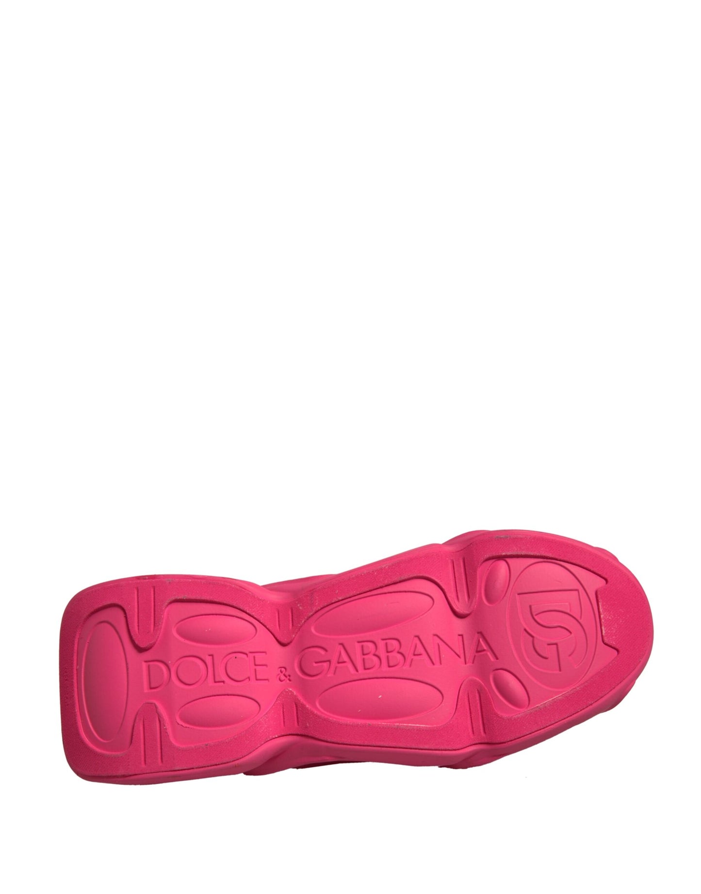 Dolce & Gabbana Pink Wave Low Top Lace Up Men Sneakers Shoes by Dolce & Gabbana