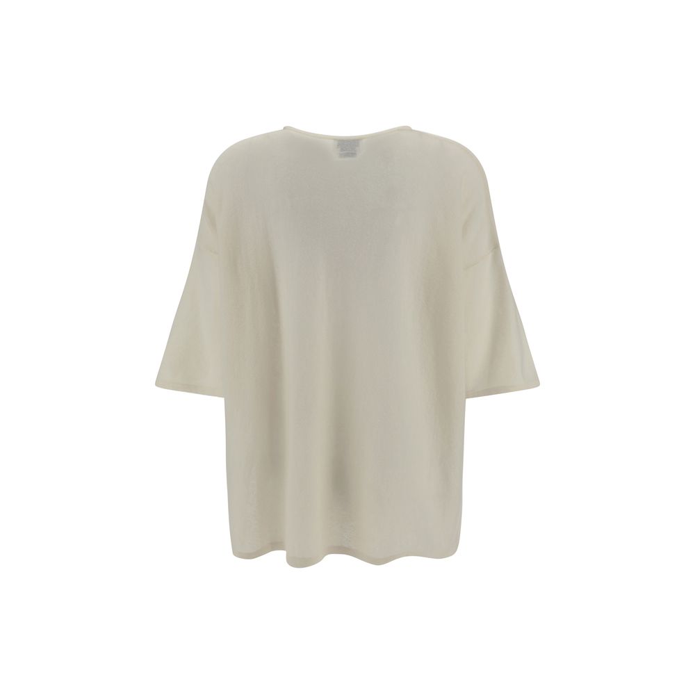 Cashmere T-Shirt SA SU PHI Oversized Monochroom Design