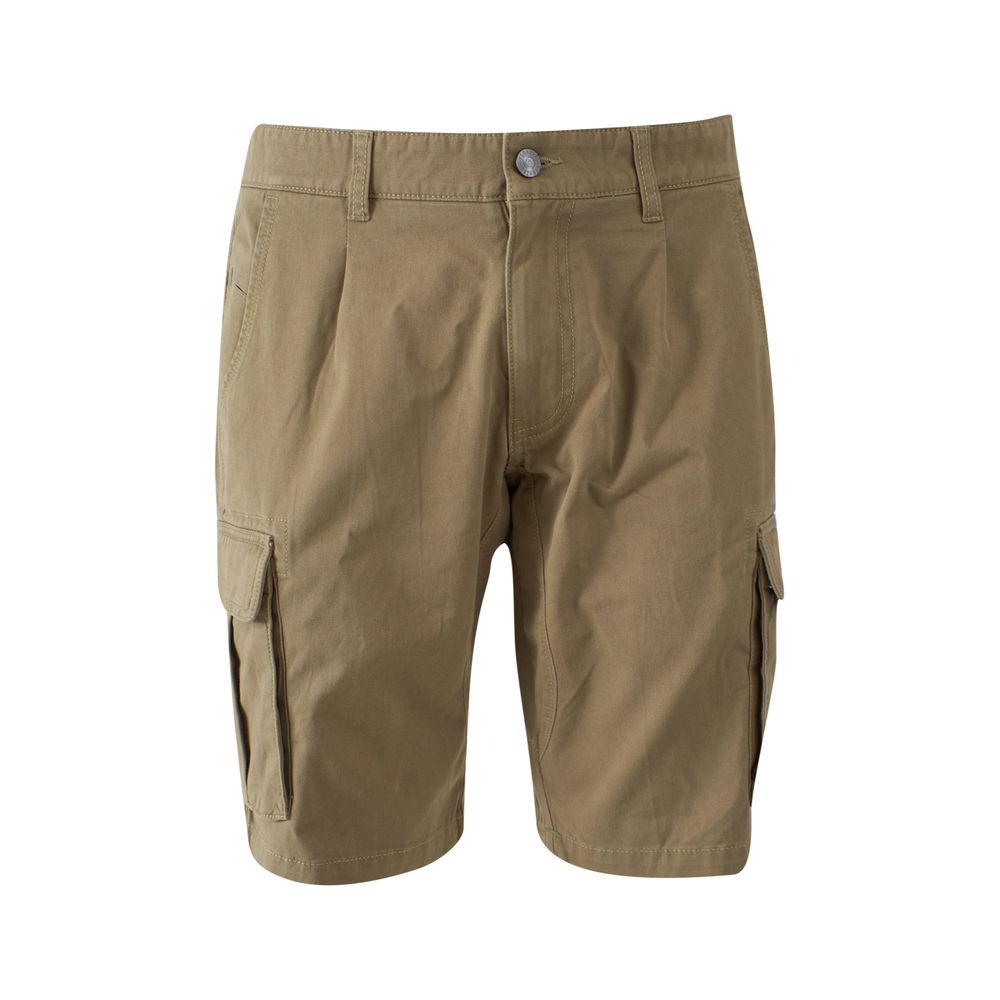 Bermuda homme en coton beige Yes Zee