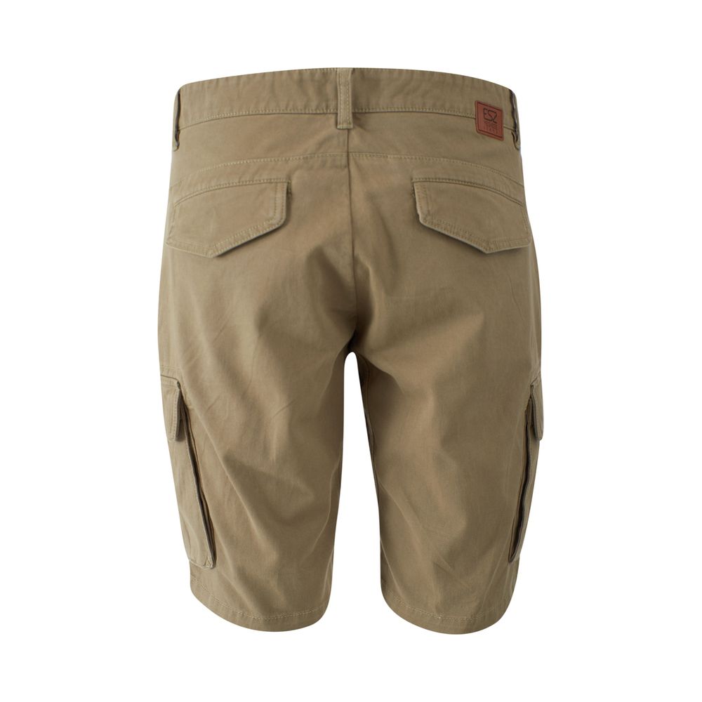 Bermuda homme en coton beige Yes Zee