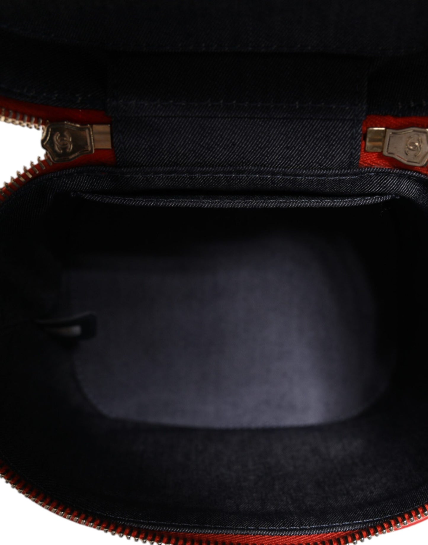 Sac à main à bandoulière avec chaîne Chanel Orange Coco Mark Vanity