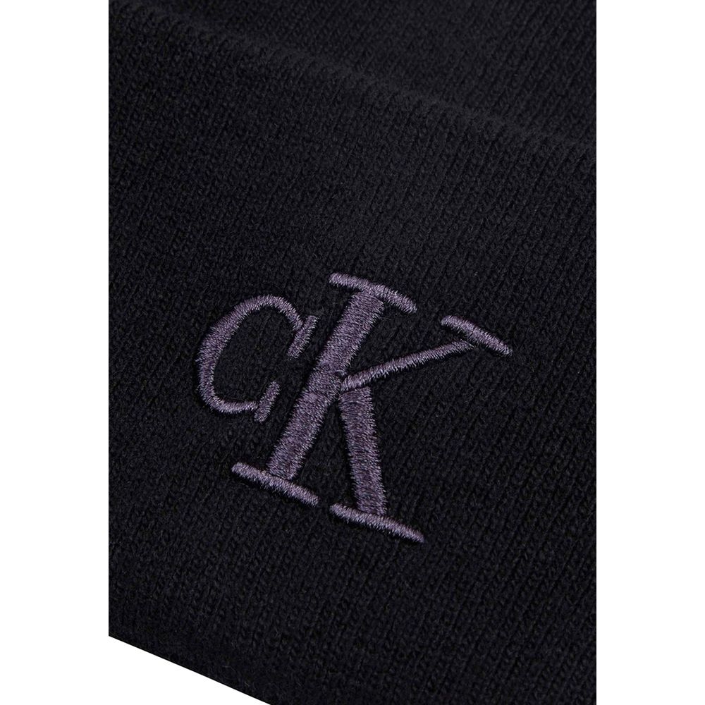 Casquette de baseball en laine noire Calvin Klein Jeans