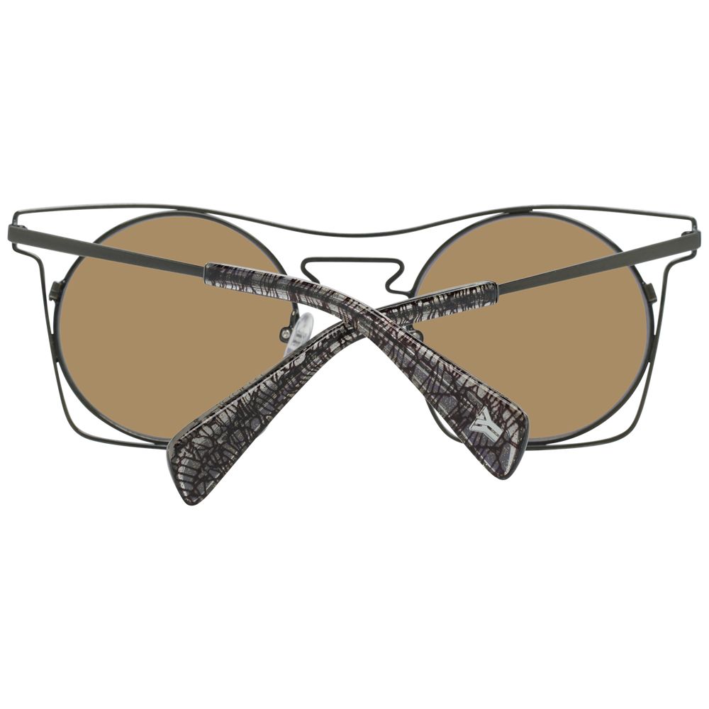 Lunettes de soleil noires Yohji Yamamoto pour homme