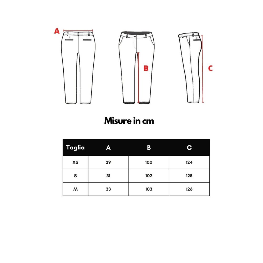 Dsquared² Red Cotton Flared Pant by Dsquared²