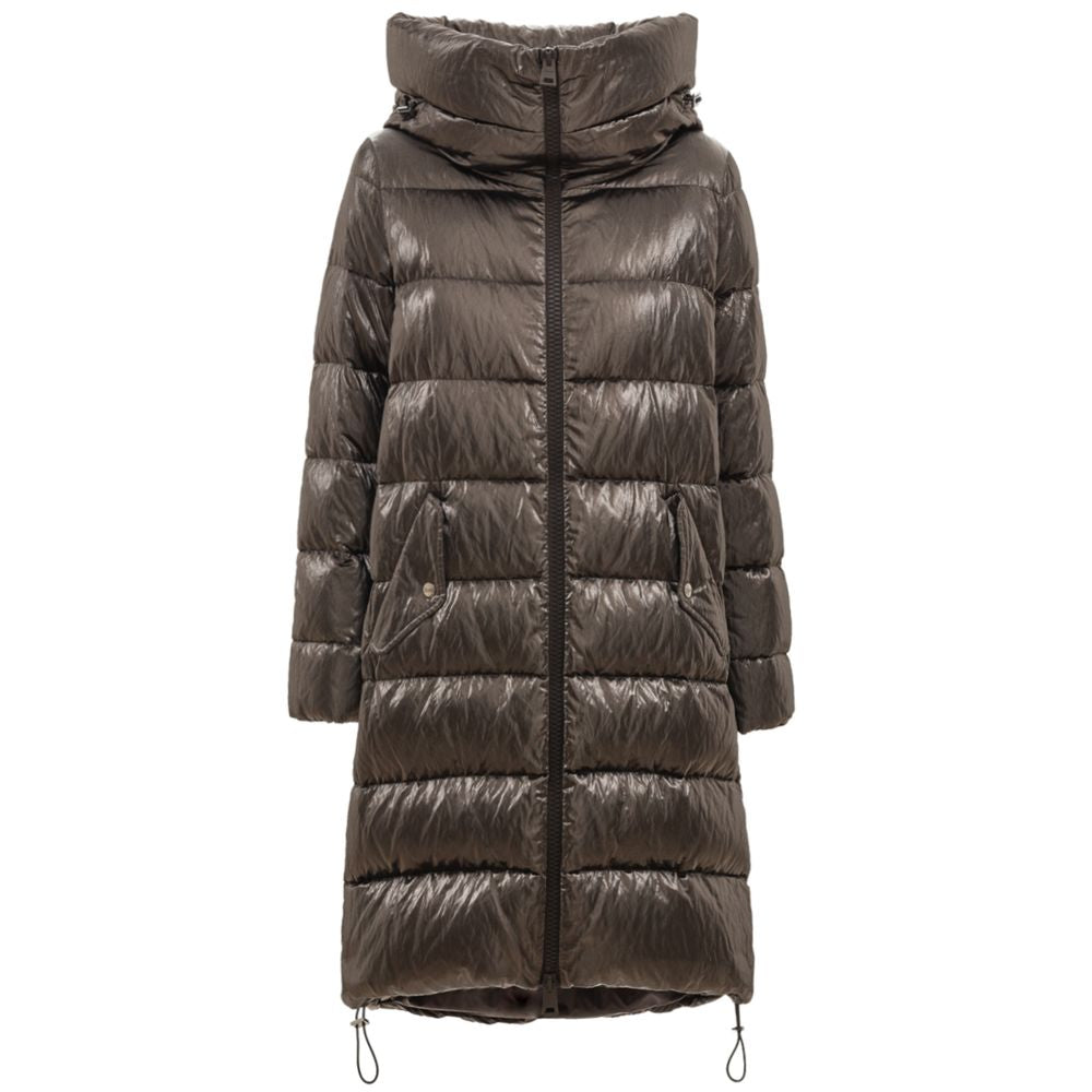 Vestes et manteaux en viscose argentée Herno
