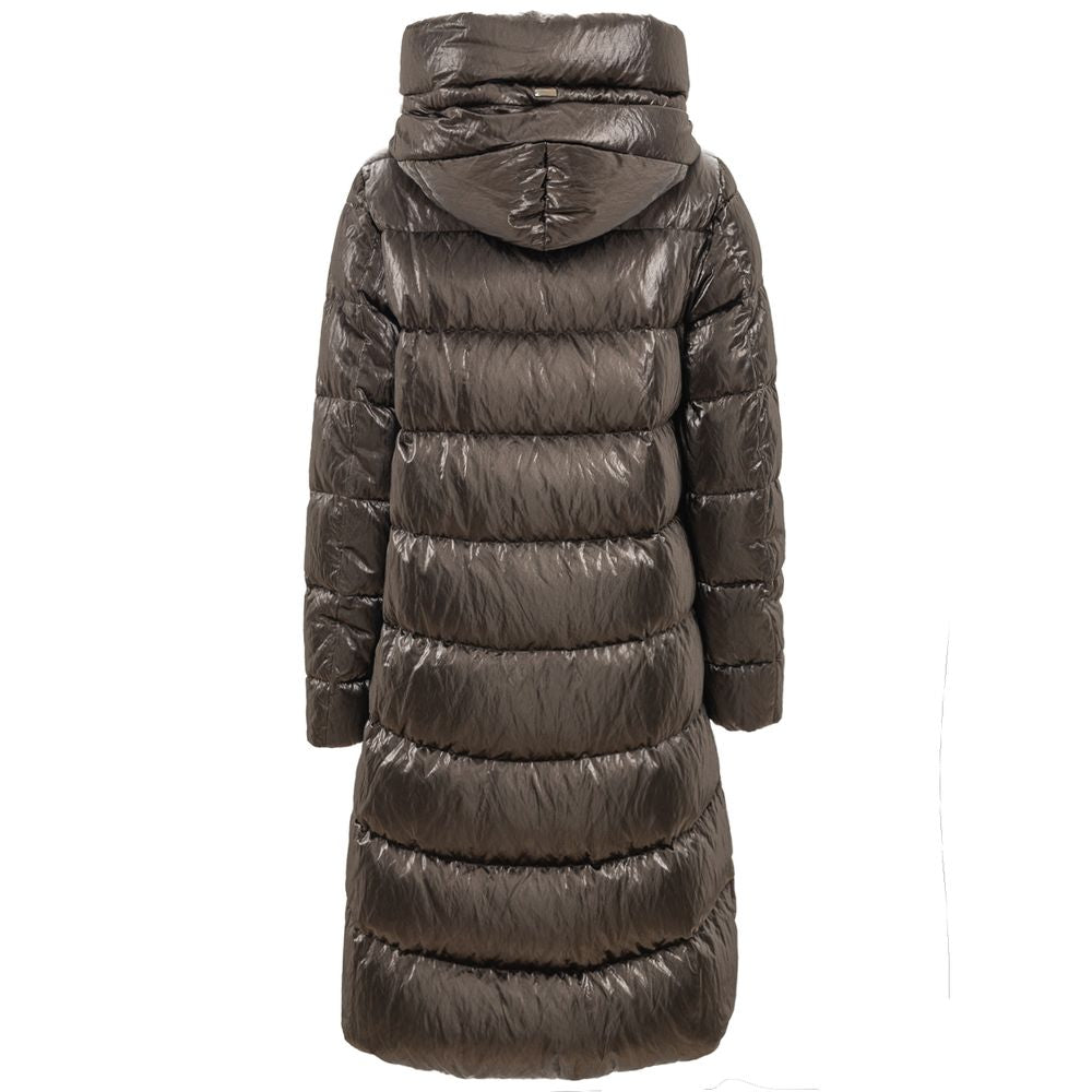Vestes et manteaux en viscose argentée Herno