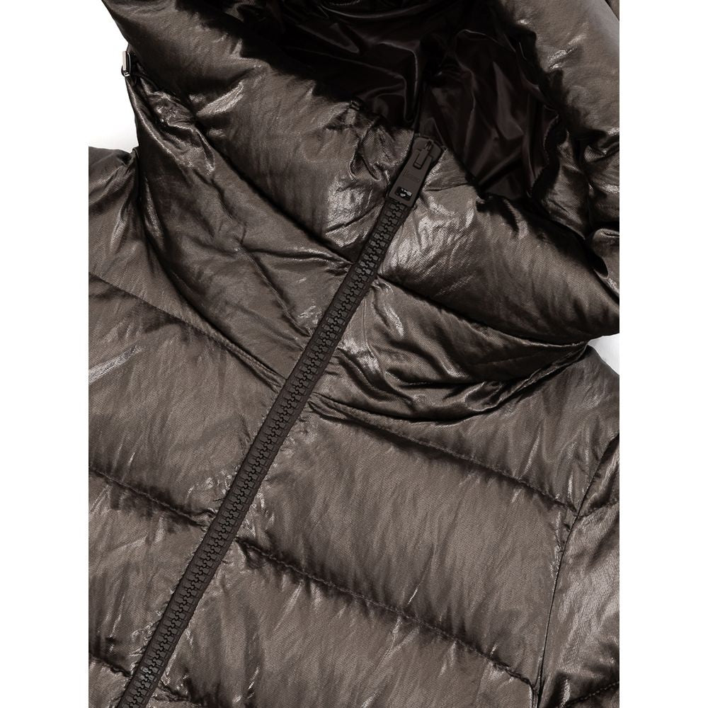 Vestes et manteaux en viscose argentée Herno