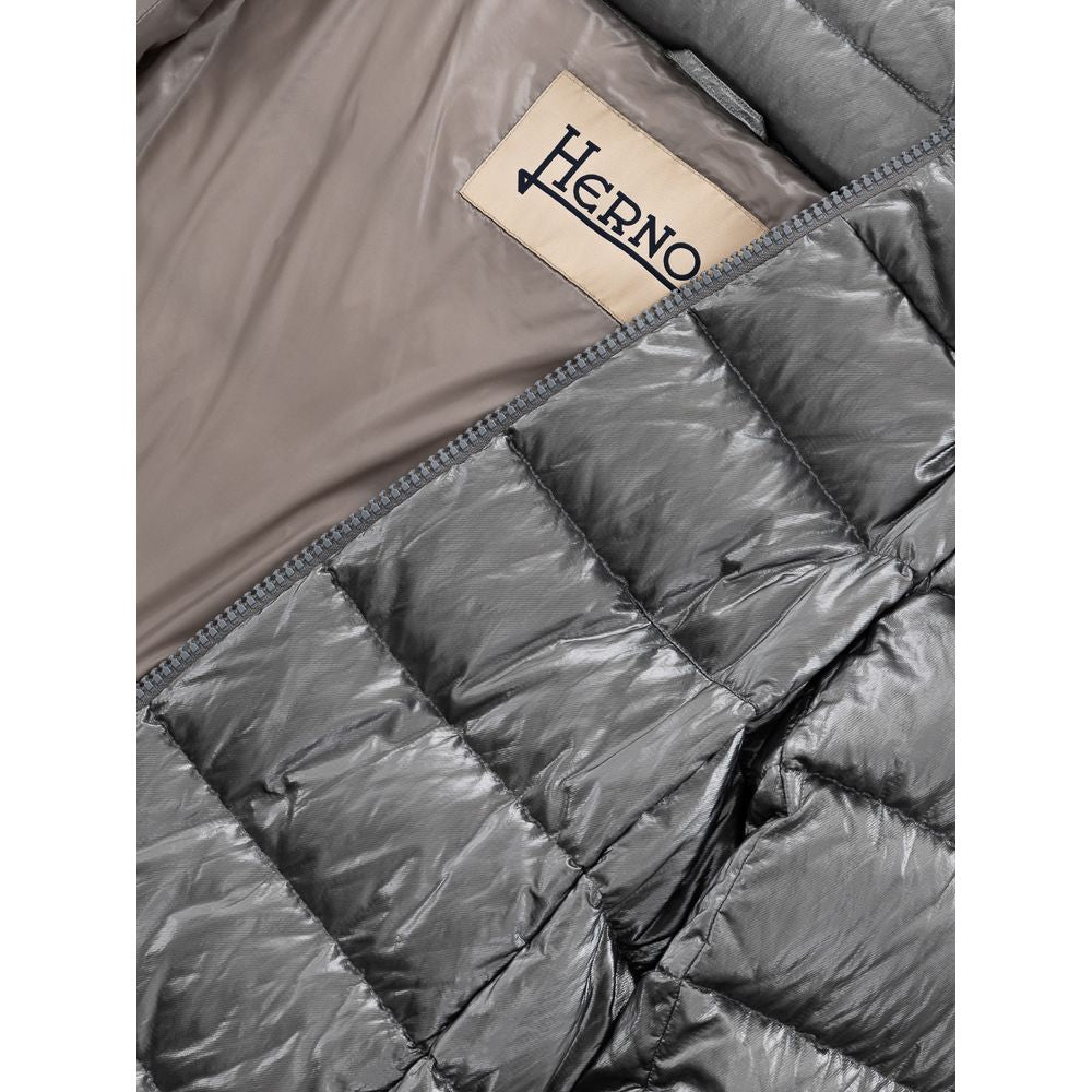 Vestes et manteaux en viscose argentée Herno