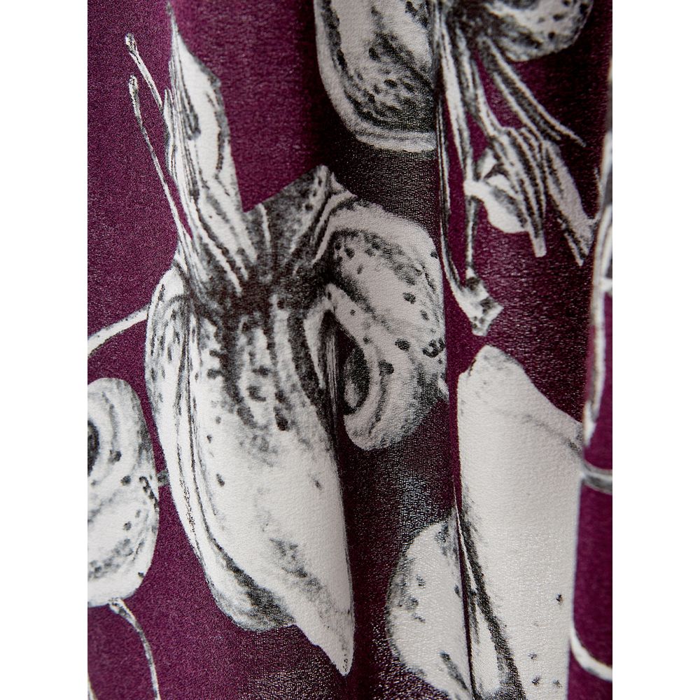Lardini Elegant Purple Viscose Dress by Lardini