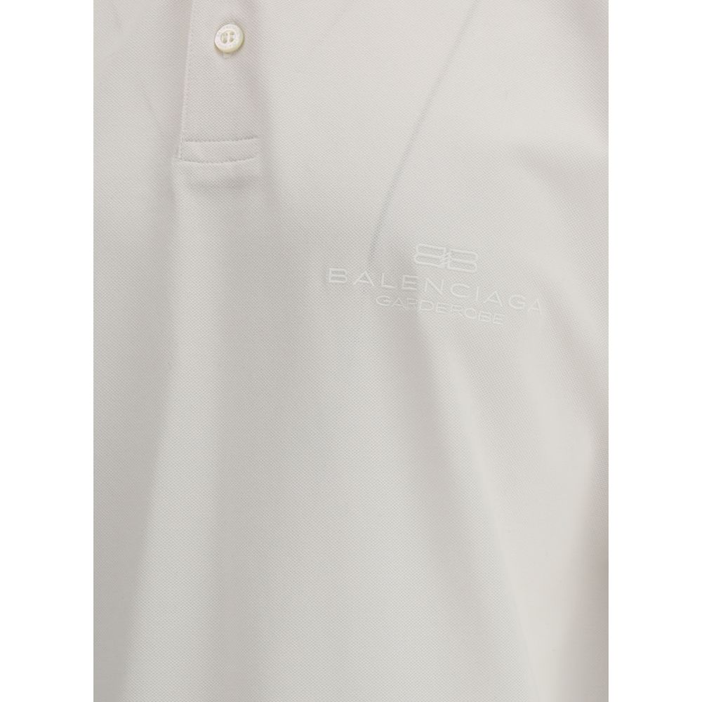 Balenciaga Logos Polo Shirt