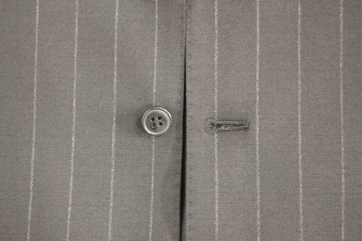 Dolce & Gabbana Élégant gilet en laine à rayures noires
