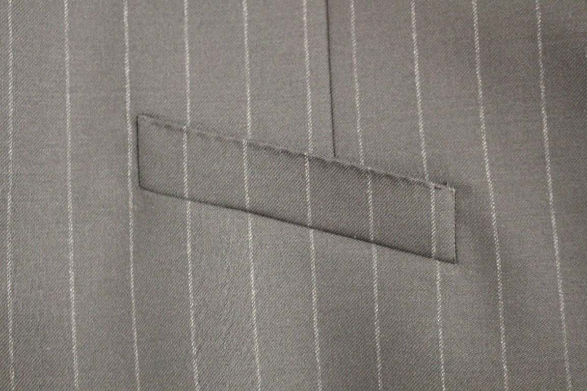 Dolce & Gabbana Élégant gilet en laine à rayures noires