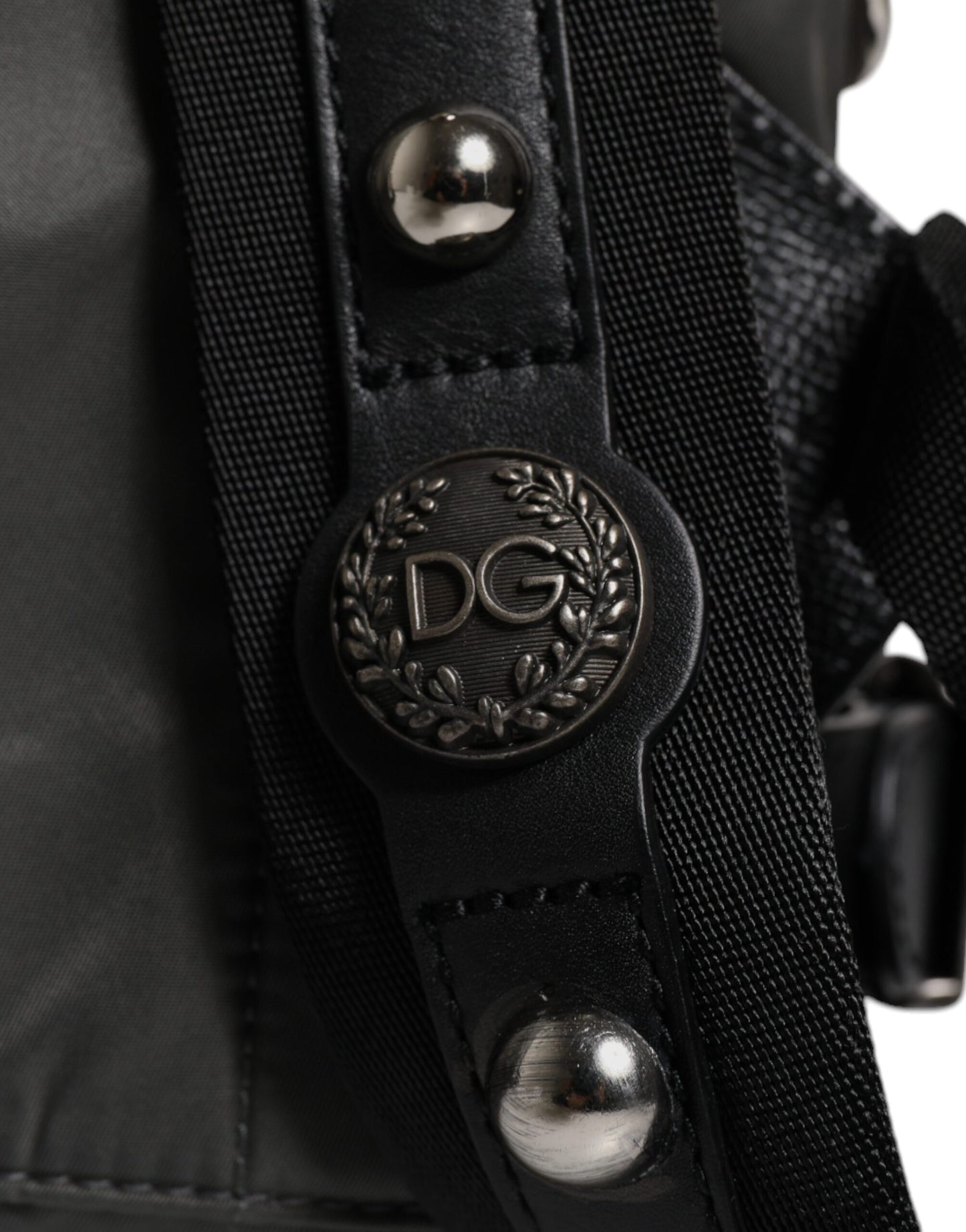 Sac à dos de voyage scolaire Prince Forever en nylon gris Dolce & Gabbana pour homme