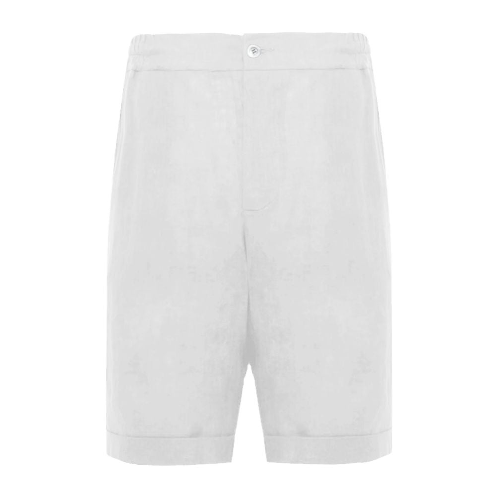 Short en lin blanc Alpha Studio