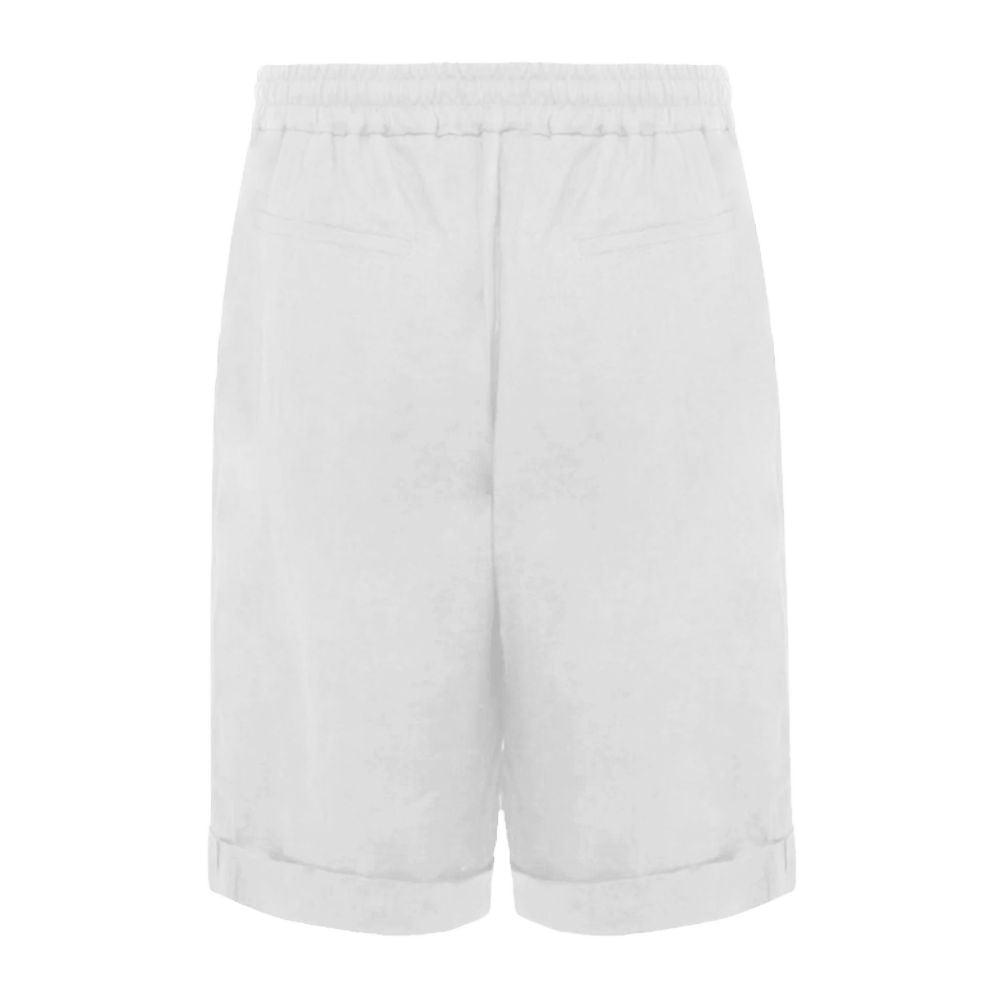Short en lin blanc Alpha Studio