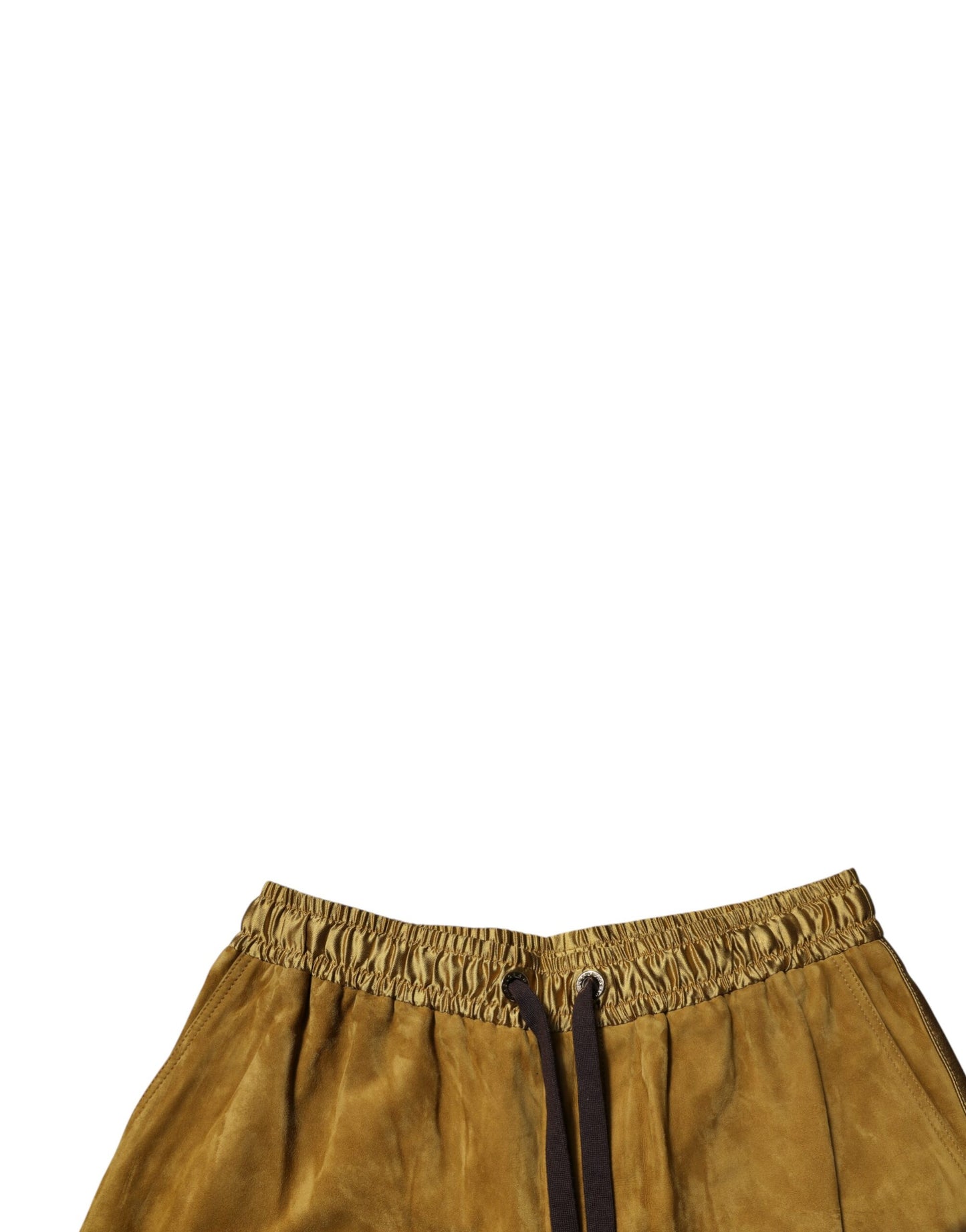 Dolce & Gabbana Bermuda en daim d'agneau marron pour homme