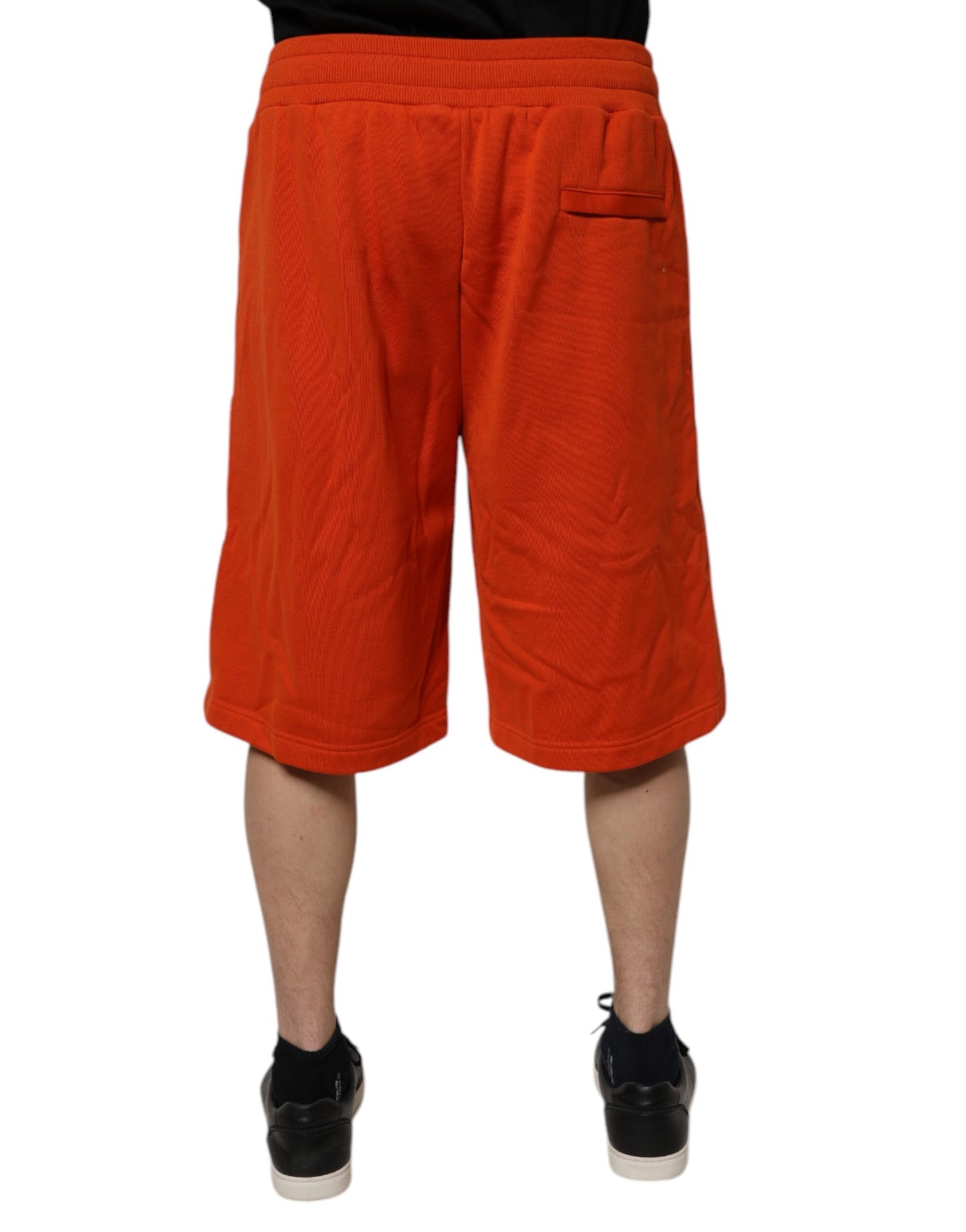 Bermuda taille moyenne en coton mélangé rouge Dolce & Gabbana pour homme