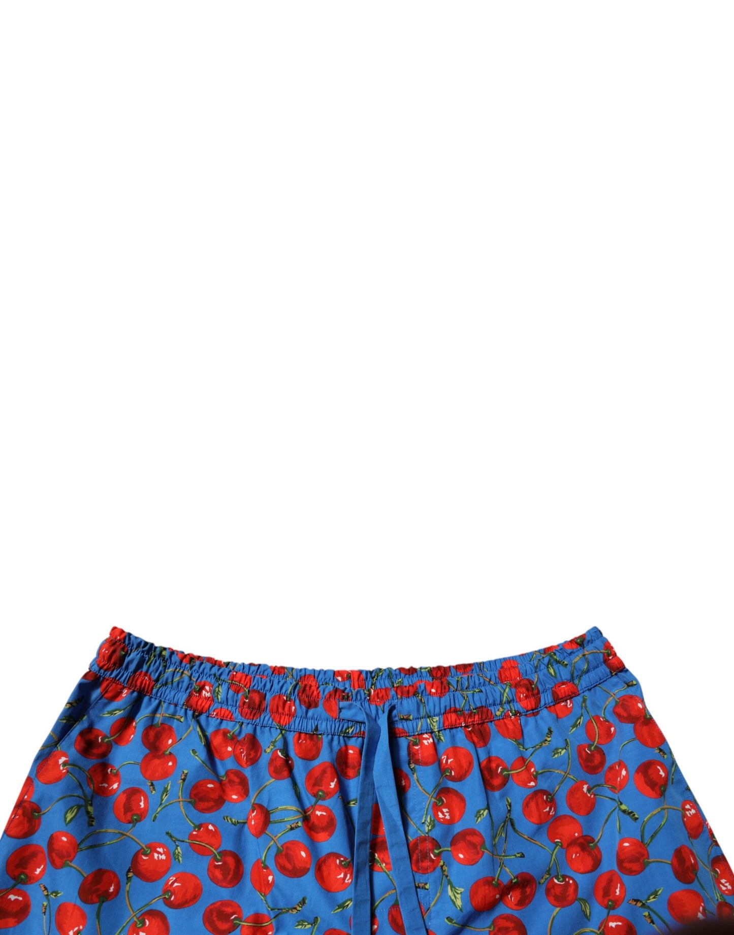 Bermuda Dolce & Gabbana en coton imprimé cerises bleues pour homme