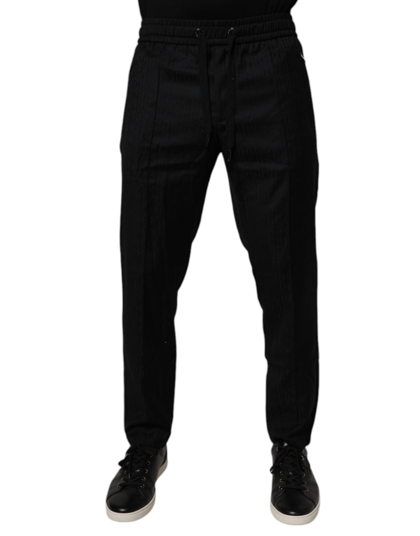 Dolce & Gabbana Black Wool Jogger Jogging Pants by Dolce & Gabbana