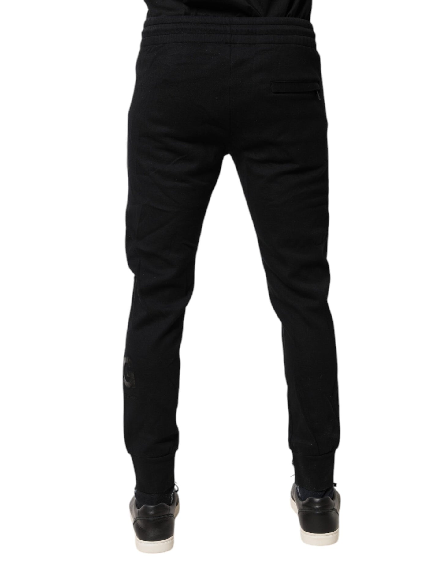 Dolce & Gabbana Black Cotton Jogger Jogging Pants by Dolce & Gabbana