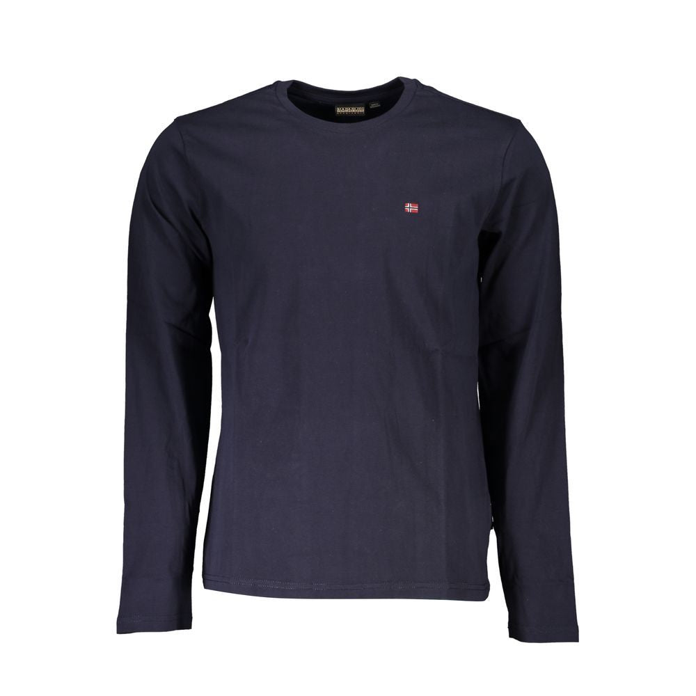 T-shirt en coton bleu Napapijri