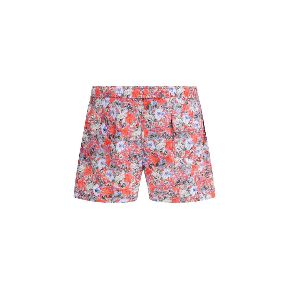Short de bain à imprimé cachemire Kiton