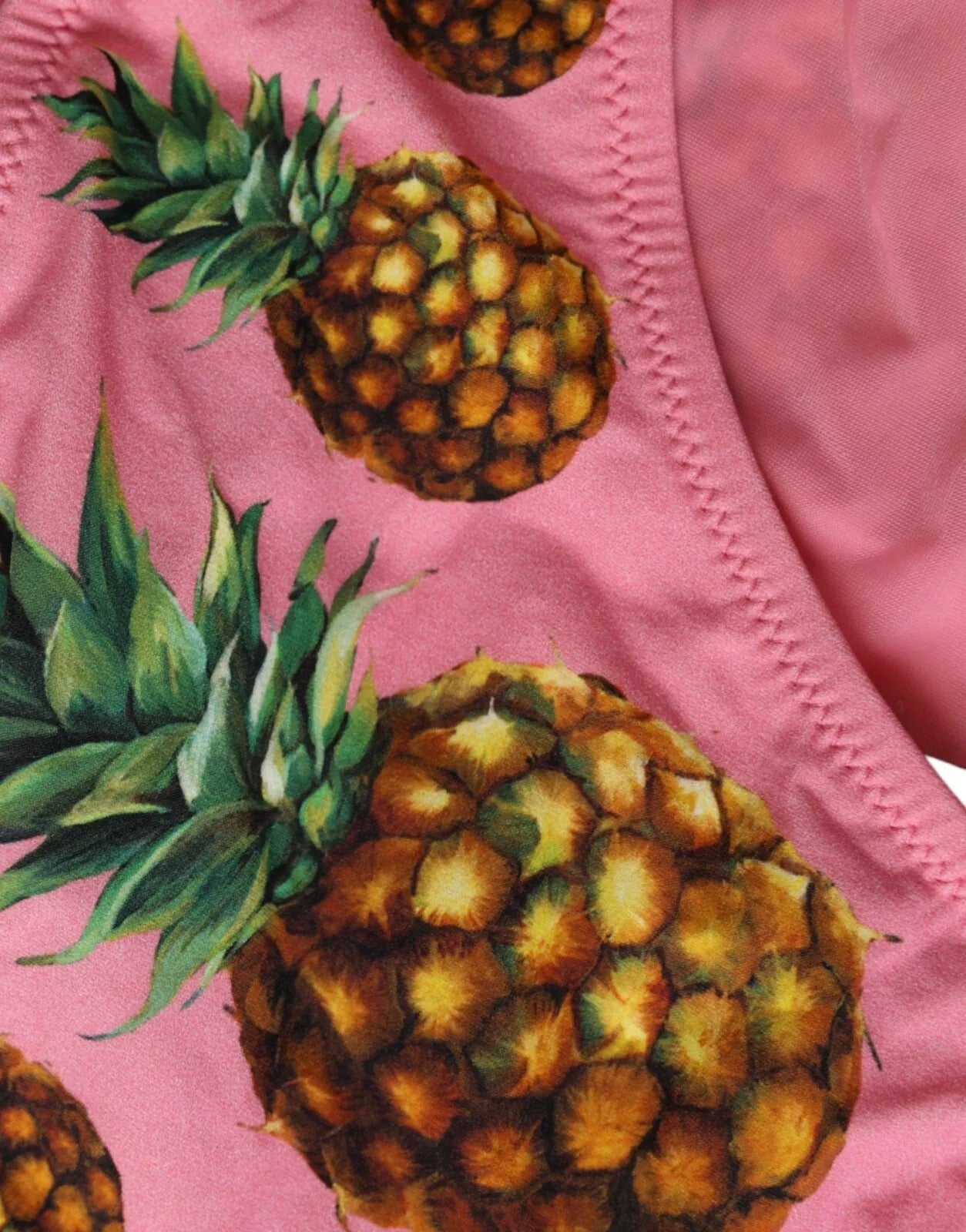 Maillot de bain Dolce & Gabbana rose ananas