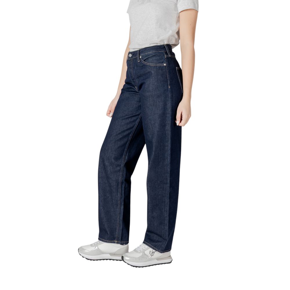 Calvin Klein Jeans Blue Cotton Relaxed Fit Jean by Calvin Klein Jeans