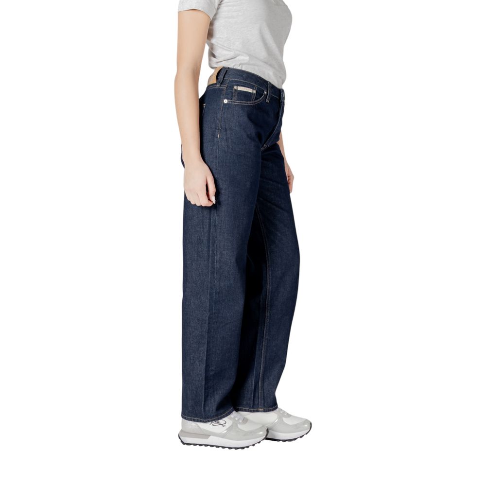 Calvin Klein Jeans Blue Cotton Relaxed Fit Jean by Calvin Klein Jeans