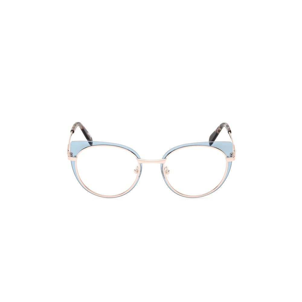 Emilio Pucci Blue Metal Frames by Emilio Pucci