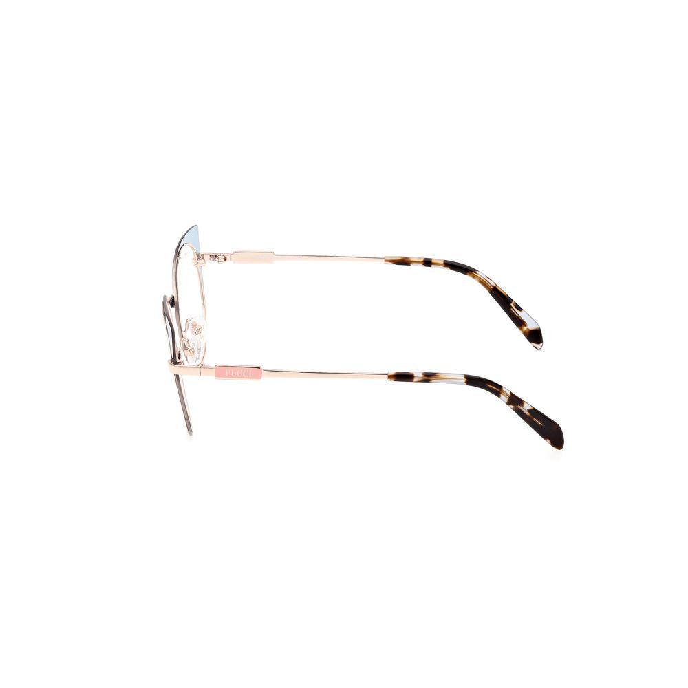 Emilio Pucci Blue Metal Frames by Emilio Pucci