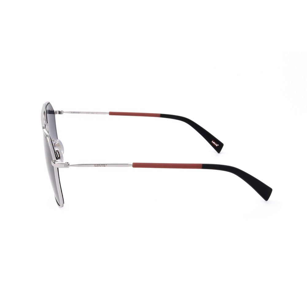 Lunettes de soleil Levi's grises en acier inoxydable