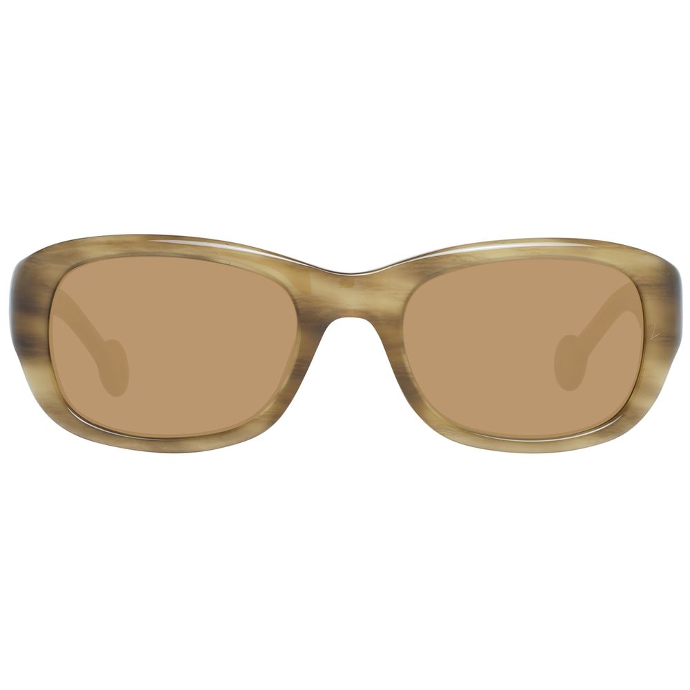 Lunettes de soleil en plastique marron Hally&Son