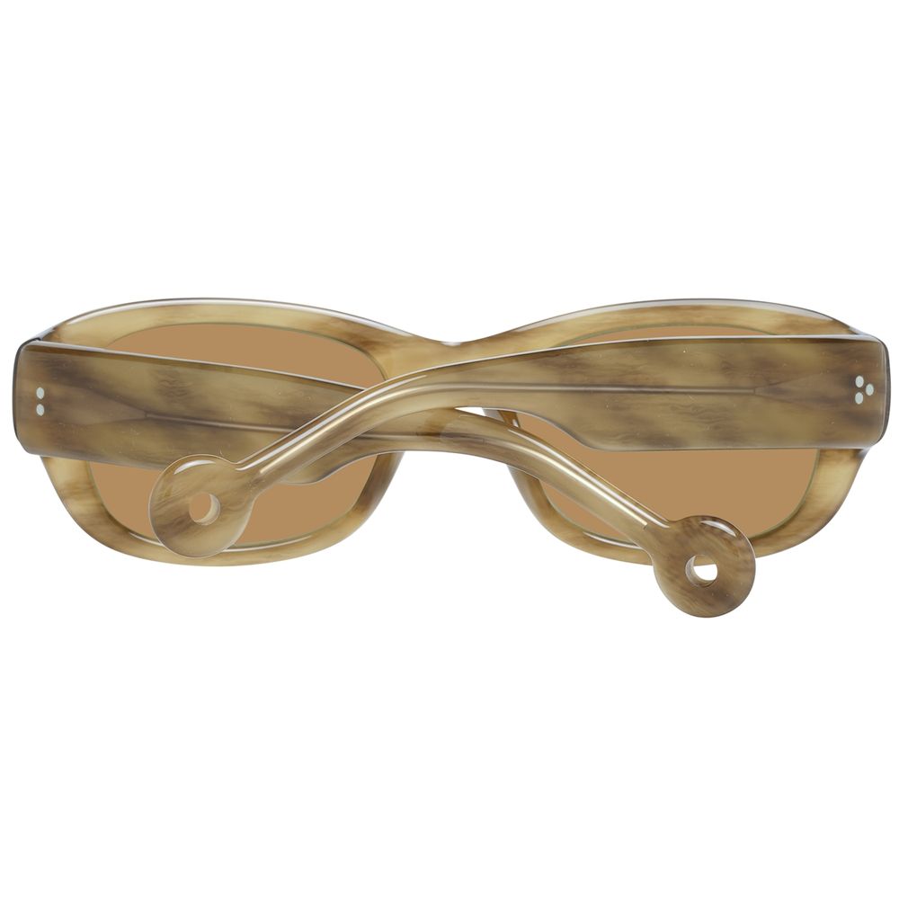 Lunettes de soleil en plastique marron Hally&Son