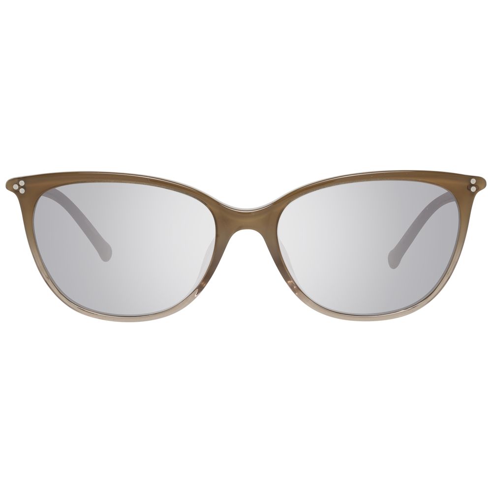 Lunettes de soleil en plastique marron Hally&Son