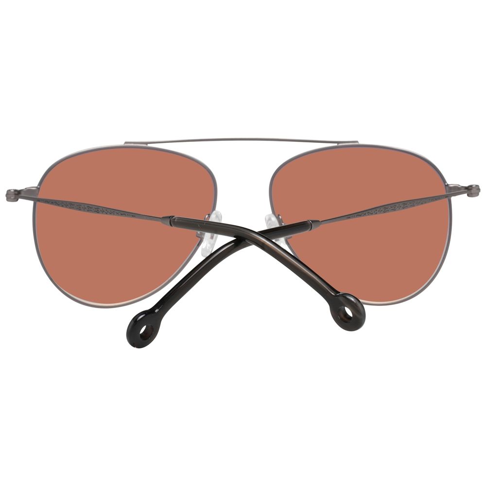 Lunettes de soleil en métal gris