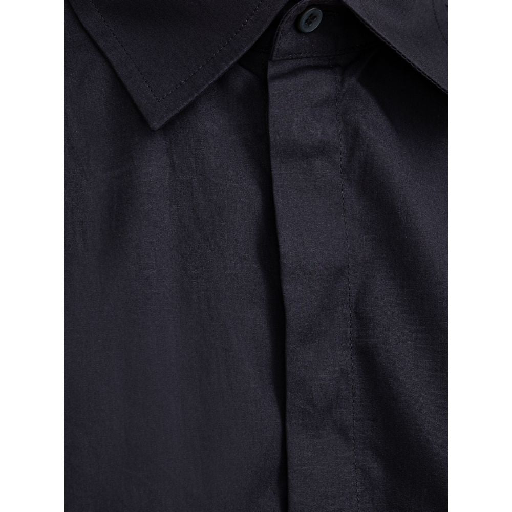 Dolce & Gabbana Navy Blue Cotton Shirt by Dolce & Gabbana