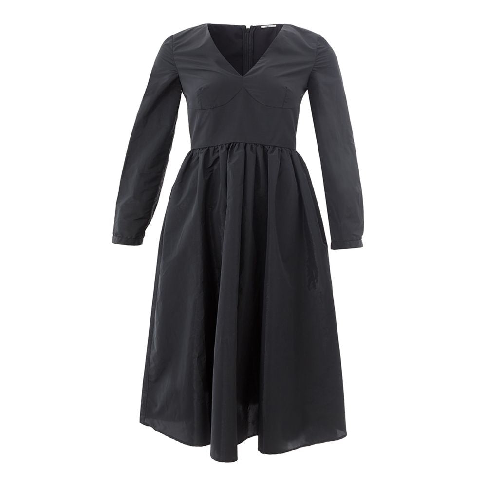Lardini Elegant Black Polyester Dress by Lardini