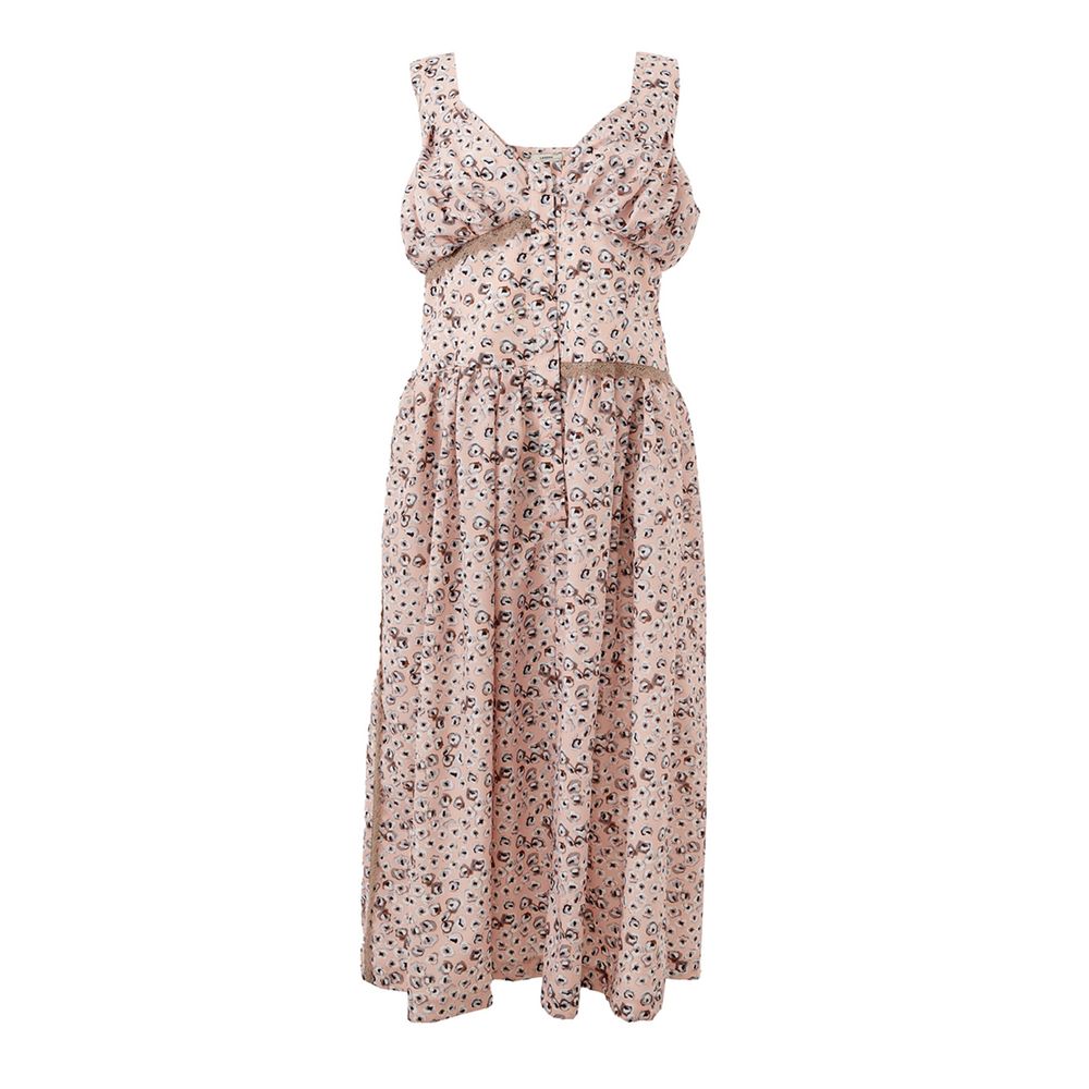 Lardini Elegant Pink Acetate Dress for Evening Elegance by Lardini