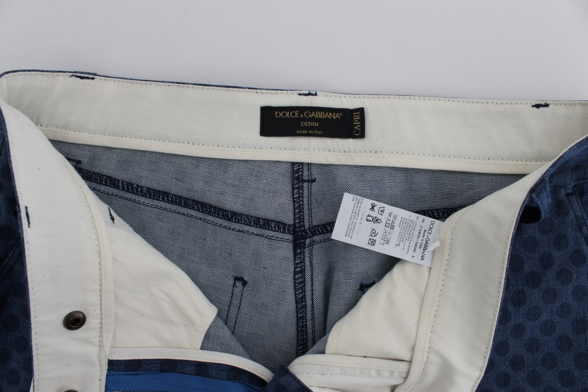 Jean Capri stretch à pois Dolce & Gabbana