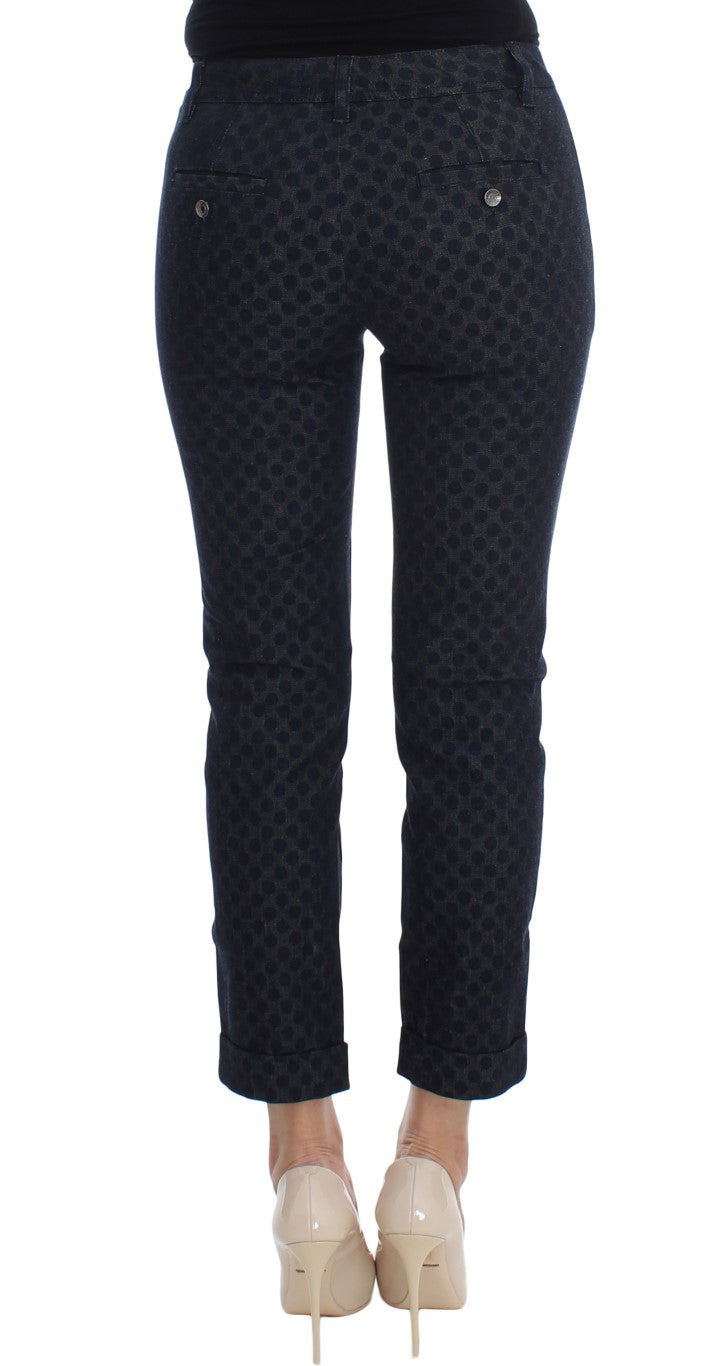 Jean capri chic à pois Dolce & Gabbana