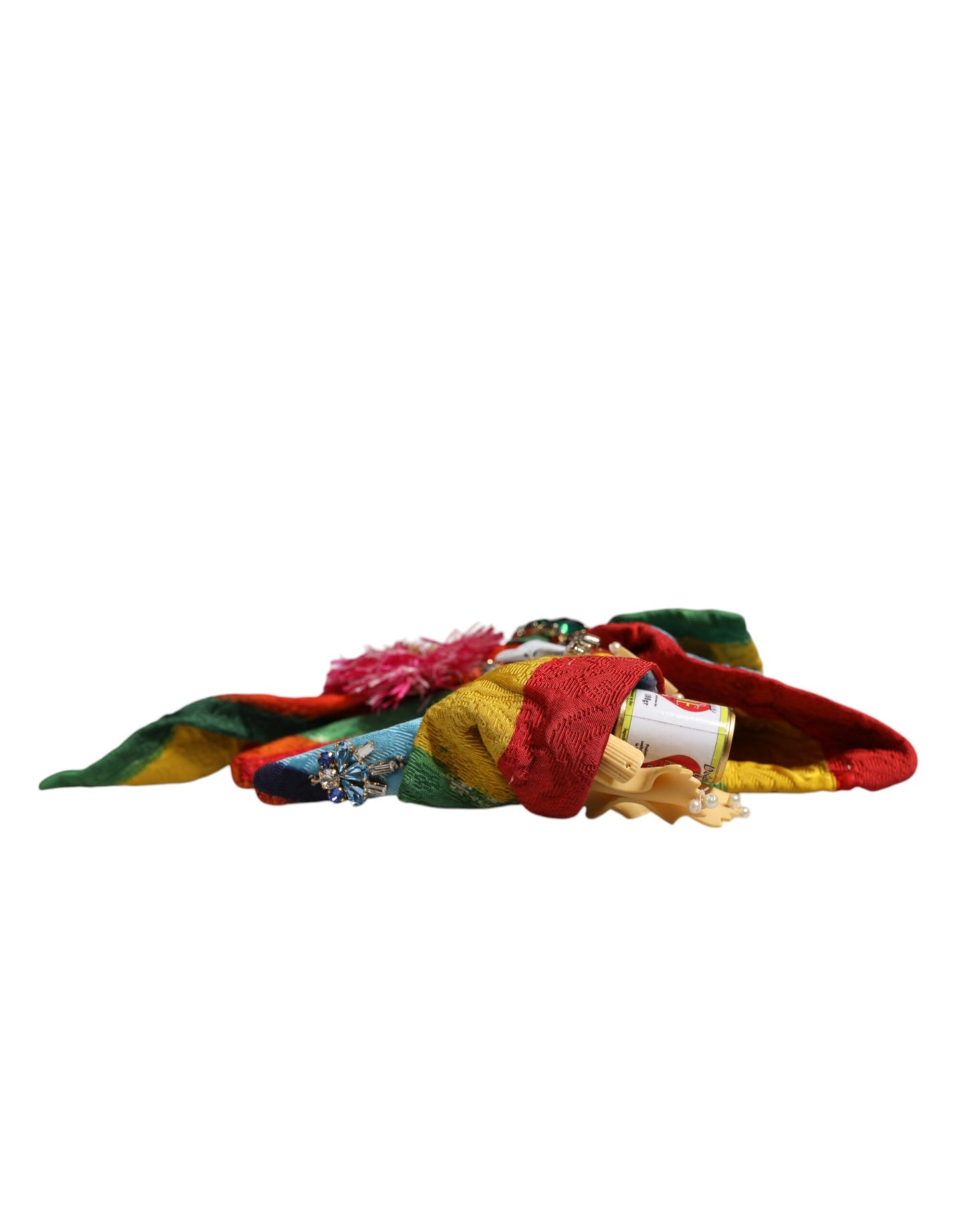 Bandeau diadème Dolce & Gabbana à fleurs multicolores orné de cristaux