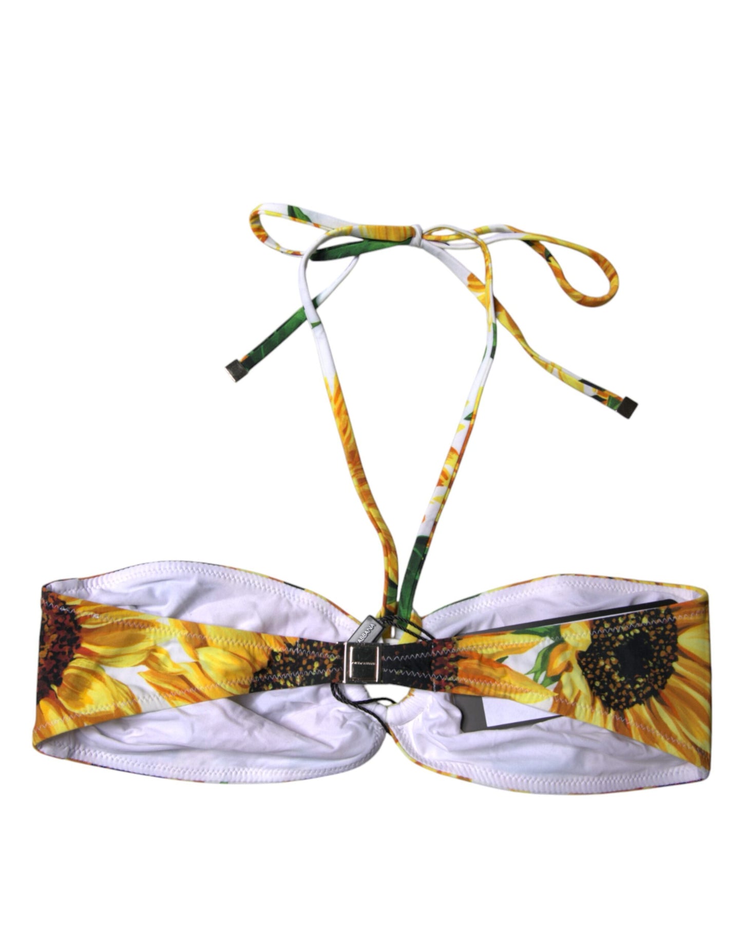 Haut de bikini à fleurs multicolores Dolce & Gabbana