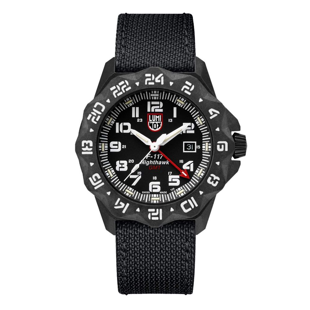 Montre Luminox en tissu noir