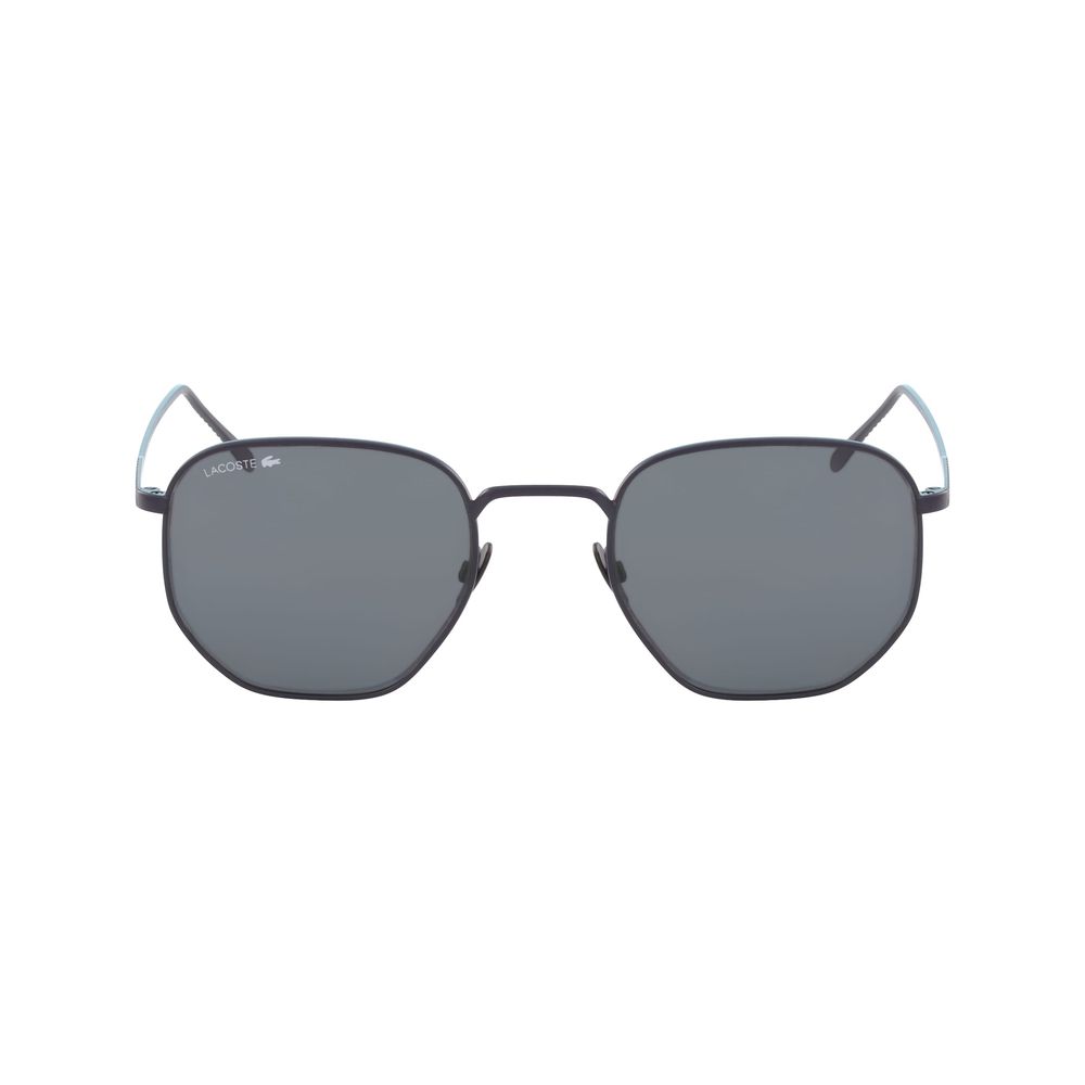 Lunettes de soleil Lacoste en métal bleu